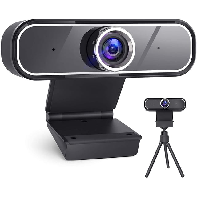 1080p Desktop Webcam with Microphone, Webcam, Computer Camera, USB Streaming Webcam for PC, Laptop, Desktop