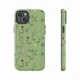 thumbnail image 2 of Floral iPhone Case – Wildflower TPU Protective Phone Cover for iPhone 16, 15, 14, 13, 12, 11, Pro & Plus Models (Green), 2 of 5