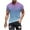 Purple, variant on Oalirro Men Print Short Sleeve Round Neck T-shirt Casual Fashion Short Sleeve