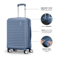 thumbnail image 3 of American Tourister Stratum 3.0 Carry-On Hardside Suitcase with Spinner Wheels - Pink Blush, 3 of 12