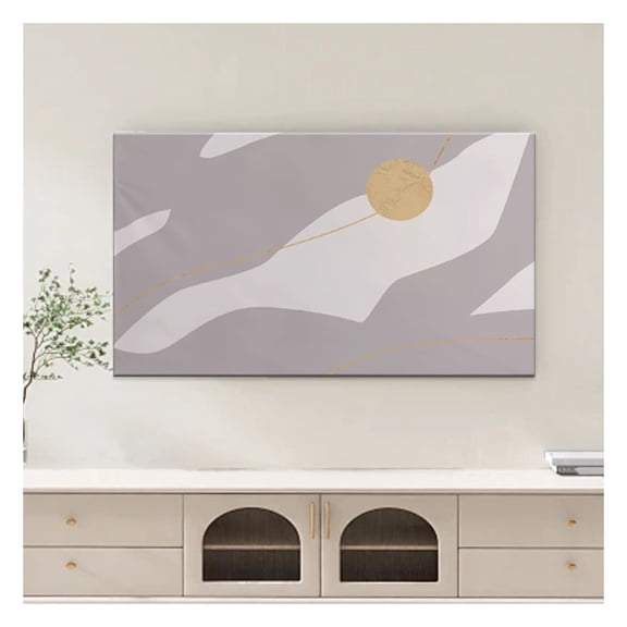 TV Dust Cover, 19-70" Screen Cover Stretch Television Cover,TV Decorative Cover, Dust-Proof Soft Breathable Computer Cover for Desktop/Curved Surfaces