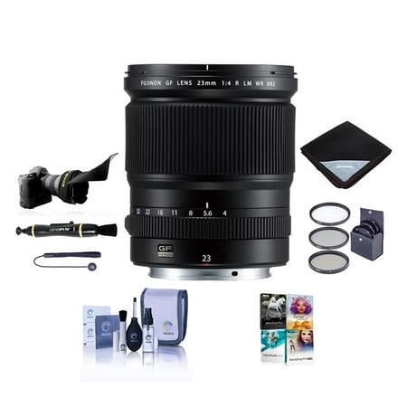 UPC: 0192223097575 | GF 23mm f/4 R LM WR Lens  Bundle with ProOptic 82mm Filter Kit  Flex Lens Shade  Lens Wrap  LensPen Cleaner  Lens Cap Tether  Cleaning Kit  PC Software Kit