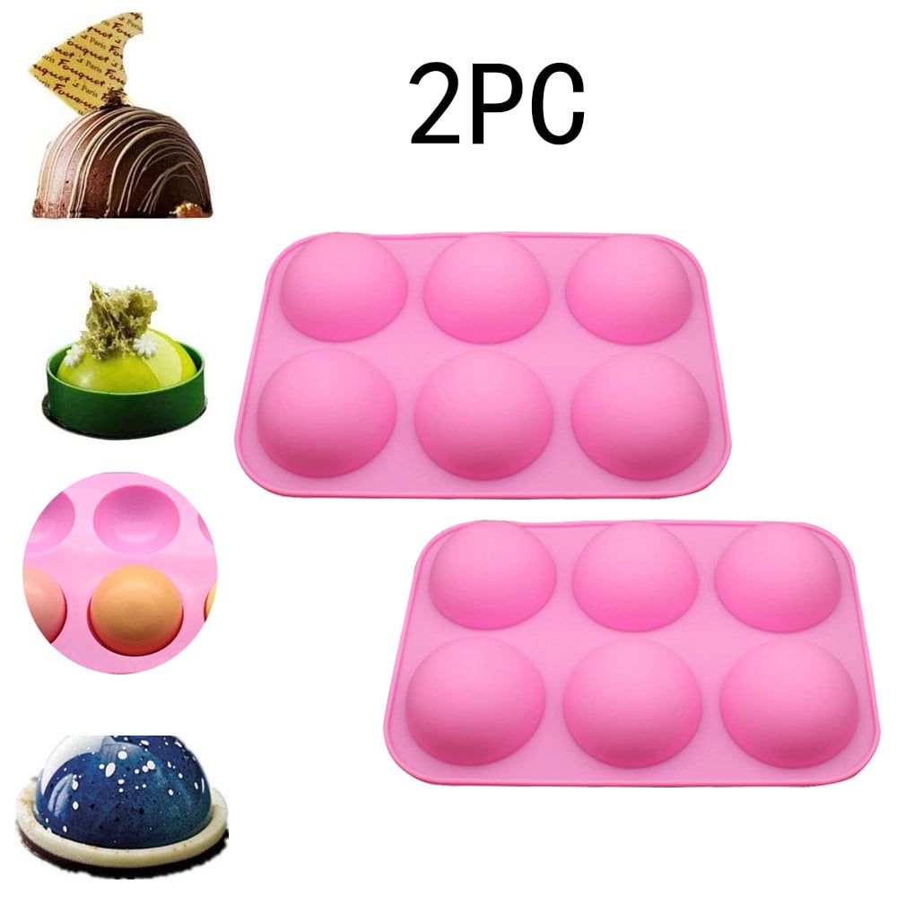 Half Sphere Ball Silicone Chocolate Mold Cake Decor Cupcake Muffin Baking Mould 