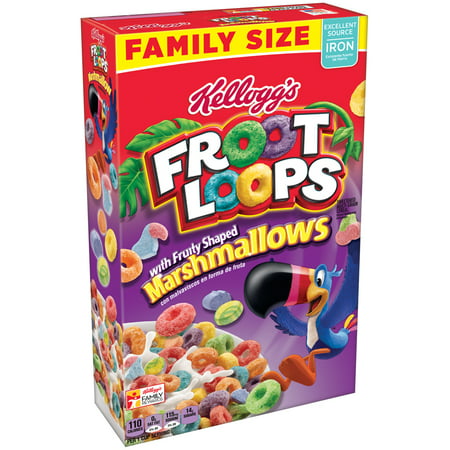 (2 Pack) Kellogg's Froot Loops Cereal, Marshmallow, 18.7 Oz - $0.19/oz ...
