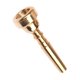 thumbnail image 1 of Boquilla para trompeta en si bemol, acabado dorado, tamaño 5C, material metálico, ideal para uso universal en instrumentos de viento., 1 of 6