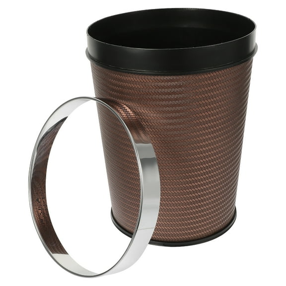 HOMEMAXS Shredders Stainless Steel Trash Can Office 28.60X22.10X22.10CM