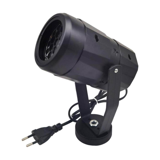 Injueey Luz de proyector de Navidad para el hogar, diseño de escena interior, lámpara de proyección LED DIY interesante, adorno de Kits de decoración para fiestas Enchufe de la UE