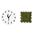 thumbnail image 1 of Reloj de pared,Reloj de pared con bailarina,reloj decorativo colgante.,Reloj de pared,Reloj de pared decorativo para baño y dormitorio.,Reloj de pared cuadrado silencioso y sin tictac,regalo, 1 of 8