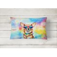 thumbnail image 2 of Carolines Treasures DAC2489PW1216 16 x 12 in. Unisex Chihuahua Hippie Dawg Fabric Decorative Pillow, 2 of 4
