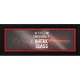thumbnail image 2 of Mlli Villa 24x11 Black Modern Wood Framed Wall Art Titled - Emergency Bat, 2 of 6