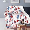 thumbnail image 4 of LNWH Colorful Terrazzo Stone Texture Pattern Throw Blanket, Flannel Sofa Blankets for All Seasons, 60"x50", 4 of 8