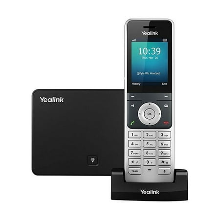 Yealink W56P IP Phone, DECT, Desktop, Wall Mountable