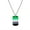 1, variant on Colorful Pendant Necklace for Women Stainless Steel Friendship Gay Pride Accessories Lgbt Square Rainbow Jewelry Type 4