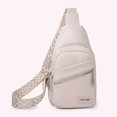 thumbnail image 1 of Bolsa de hombro Ndcxsfigh Para mujer Correa ajustable Color sólido Blanco, 1 of 4