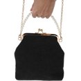 thumbnail image 3 of Bolso bandolera combinable, moderno y delicado, ideal como bolso de mano tipo mensajero para chicas y damas (negro), 3 of 8