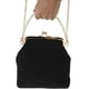 thumbnail image 3 of Bolso bandolera combinable, moderno y delicado, ideal como bolso de mano tipo mensajero para chicas y damas (negro), 3 of 8