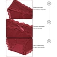 thumbnail image 6 of Aijolen Cotton Underwear for Women Lace Edge Bikini Cheeky Panties Ladies Briefs 6 Pack S-2XL, 6 of 7