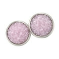 thumbnail image 2 of Pendientes Gotas Minnieouse de acero inoxidable rosa brillante, 2 of 6