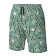 thumbnail image 4 of Honeii golf equipment Print Men's Casual Shorts with Drawstring,Swim Trunks Quick Dry Beach Shorts-X-Large, 4 of 6