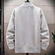 thumbnail image 5 of Blusa y camisa de manga larga con cuello alto para hombre, sudadera deportiva de poliéster de color liso a la moda con cuello alto y manga larga para hombre., 5 of 9