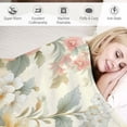 thumbnail image 3 of ARISTURING Floral Spring Vintage Wild Flowers Decor Flannel Blanket for Bed All Seasons Super Soft Blanket 60x80in, 3 of 6