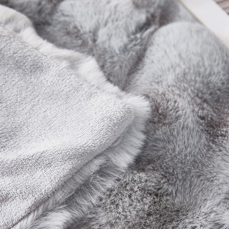 CJCY Plush Fleece Blanket, Soft Warm Throws for Couch or Bed