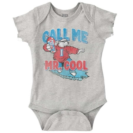 

Call Me Mr. Vintage Icee Polar Bear Bodysuit Jumper Boys Infant Baby Brisco Brands 6M