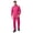 Hot Pink, variant on Men Adults Labor One Piece Cargo Working Clothing Long Sleeve Turn Down Collar Solid Color Coverall Workshop Working Jumpsuits Khaki 3XL