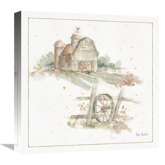 Global Gallery's 'Farm Friends XV' By Lisa Audit Stretched Canvas Wall Art