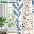 thumbnail image 4 of Yayeee Window Curtains Light Filtering 63"x42" Grommet Panel Pair Home Living Room Decor, Leopards Leaves, 4 of 7