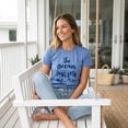 thumbnail image 4 of Womens The Ocean Just Gets Me T Shirt Funny Beach Vacation Tee Womens Graphic Tees, 4 of 9
