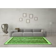 thumbnail image 3 of Ahgly Company Indoor Round Abstract Green Modern Area Rugs, 8' Round, 3 of 4