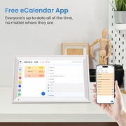15.6 Inch Smart Wall Planner Digital Calendar And Chore Chart, 1920x1080 Touchscreen Interactive Display For Family Schedules, Wall Mount Included, Great For Organizing Your Daily Life