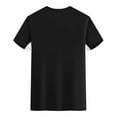 thumbnail image 4 of pstuiky Camisas de manga corta para hombre, Blusa deportiva informal de color liso con cuello redondo y manga corta elástica para hombre ropa de hombre m, 4 of 6