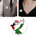 thumbnail image 4 of Broche Con Forma Palestina Pin Insignia Redonda Metal para Traje Sombrero, 4 of 9