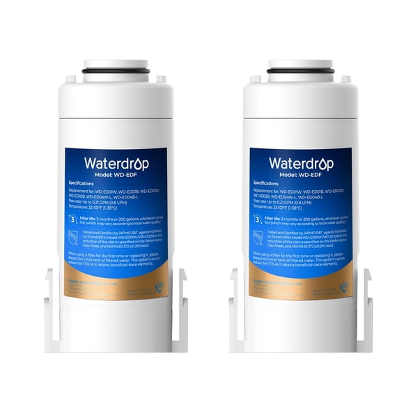 Filtros de repuesto Waterdrop WD-EDF para filtro de agua Pitcher