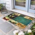 thumbnail image 2 of Vintage Butterfly Doormat Outdoor Entrance 16"x24", Watercolor Retro Summer Butterflies Absorb Moisture Dirt Door Mats, Non-Slip Rubber Backing Floor Mats Indoor, Low-Profile Front Door Rugs, 2 of 9