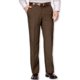 thumbnail image 1 of Haggar Aclo Tonal Tic Weave - Pantalones de vestir para hombre, color marrón, 33 W x 30 L, 1 of 1