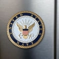 thumbnail image 3 of Allied Products Heroes Series Navy Medallion Large Magnet - 3" diameter, 3 of 3