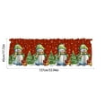 thumbnail image 2 of The Exquisite Christmas Style Window Snowflake Winter Snowy Valance for Kitchen Bedroom Window, 2 of 5