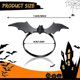 thumbnail image 5 of Halloween Napkin Ring Set Bat Napkin Ring Holder Black Spooky Napkin Ring Metal, 5 of 5