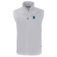 thumbnail image 2 of Men's Cutter & Buck Gray Detroit Tigers Charter Eco Recycled Full-Zip Vest, 2 of 3
