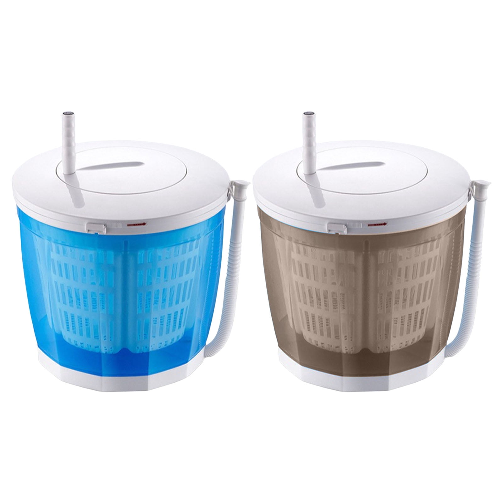 Portable Manual Laundry Washer and Spins Dryer Hand Crank Operated Washing Machine for Camping Travel Apartments