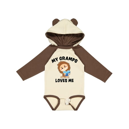 

Inktastic Cute Bigfoot My Gramps Loves Me Boys Long Sleeve Baby Bodysuit