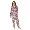 thumbnail image 4 of joogoo Roses Heart Flower Unisex Adults Onesies Pajamas Jumpsuits L, 4 of 7