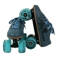 thumbnail image 5 of Fly Drone Patins à Chaussures Quad Haute Vitesse pour Utilisateurs Professionnels et Intermédiaires avec Roulements 7mm 2rs et Roues Pu 65mm pour Tous les Groupes d'Âge Garçons & Filles (Bleu-8 Uk (Longueur du Pied 28 Cms)), 5 of 5