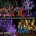 thumbnail image 2 of 1 Set Meteor Shower Lights Solar Operated Outdoor Light Decoration Falling String Lights for Wedding Party Christmas 50cmx 10 Tubes, 2 of 9