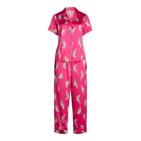 Women’s Satin Only Pants Pajama Size M Fuchsia