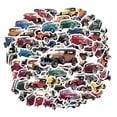 thumbnail image 2 of 35pcs Retro Stickers Stationery Vintage Stickers Cars Decals for Guitar Laptop Suitcase, 2 of 9