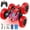 Red, variant on Remote-controlled car, 2.4GHz remote-controlled stunt truck, supports 365° double-sided flips, four-wheel drive off-road racing